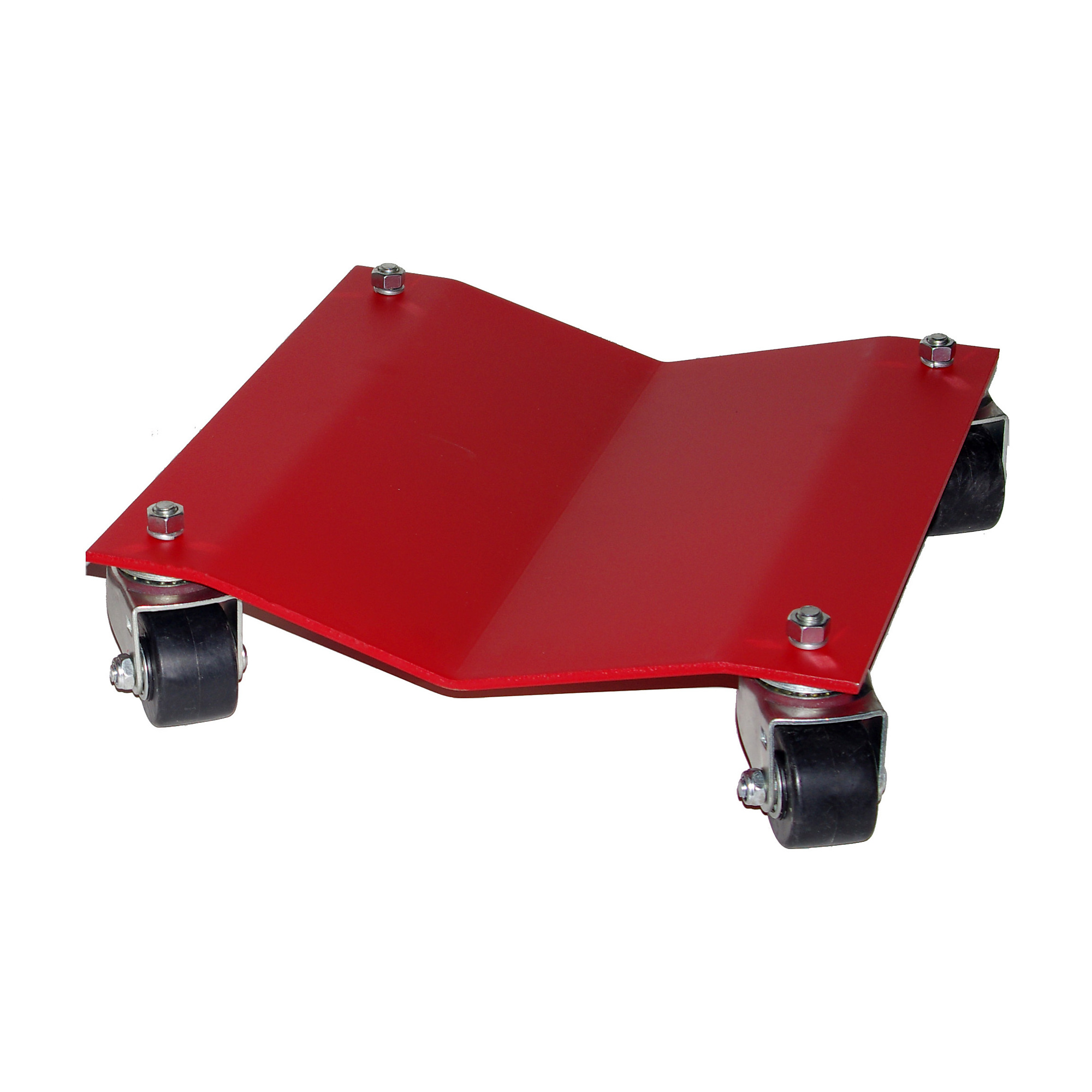 Merrick Industrial Dolly - 16in. x 16in., V-Grooved, Heavy-Duty Steel, 2500-Lb. Capacity, Polyurethane Casters, Model# M998115